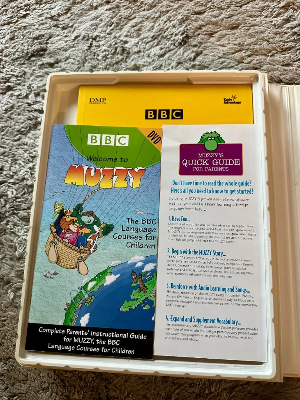BBC Muzzy French Language Course for Children DVD CD Set